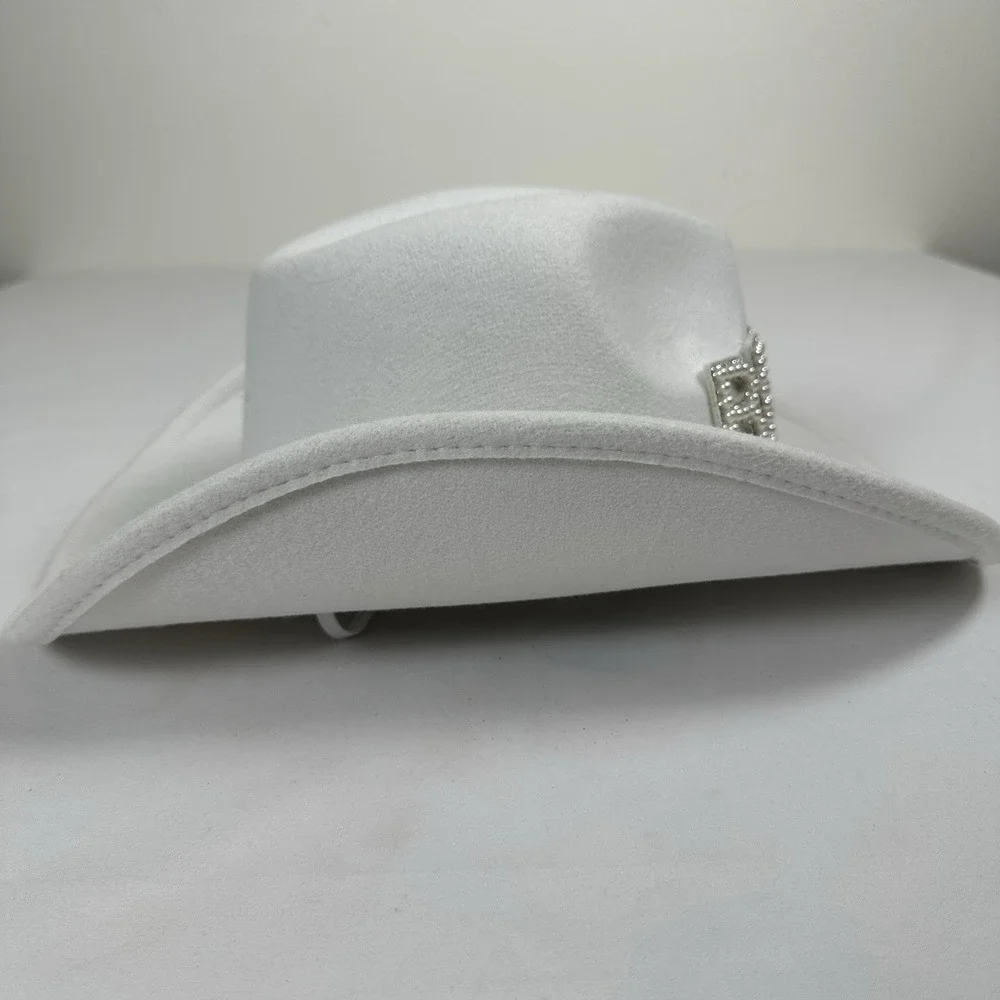 BRIDE Cowboy Hat With Veil Cowgirl Bachelorette Party